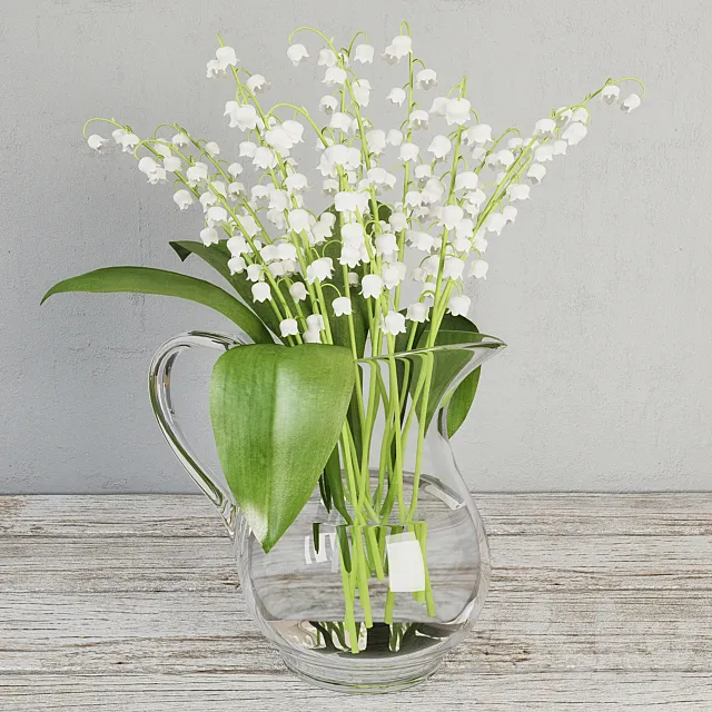 Lily of the valley (Lilies of the Valley) 3D Model