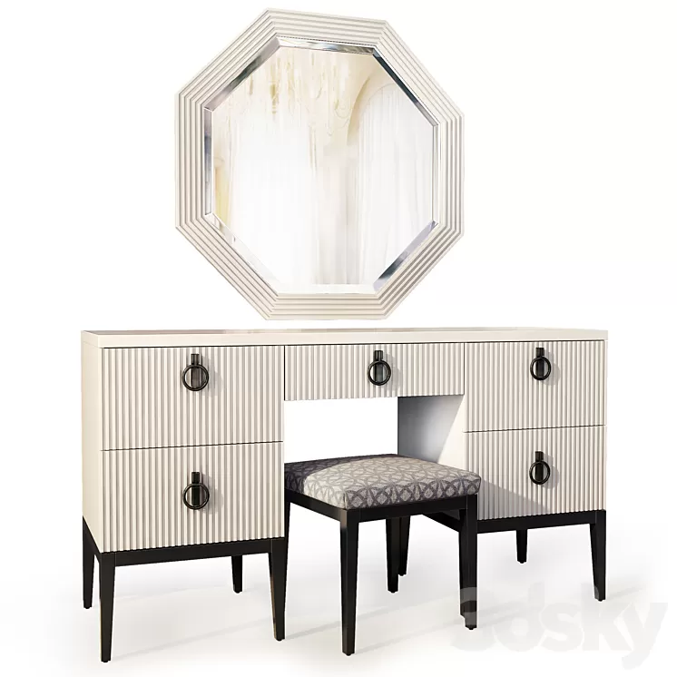 Lima dressing table. Dressing table by Medusa Home 3D Model