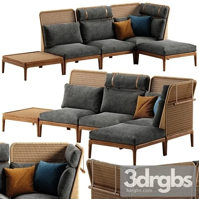 Lima Sofa 3D Model Free