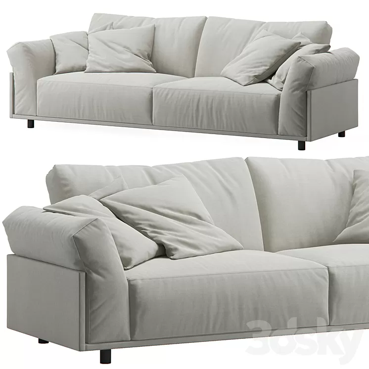 Lima Sofa by Carmenes 3D Model