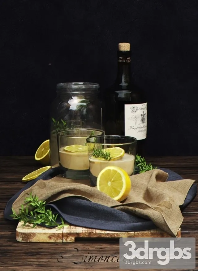 Limoncello 3D Model Free