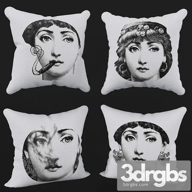 Lina Cavalieri Pillow 03 3D Model Free