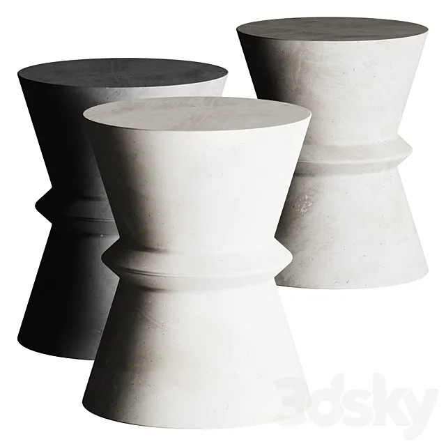 Lina End Table 3D Model
