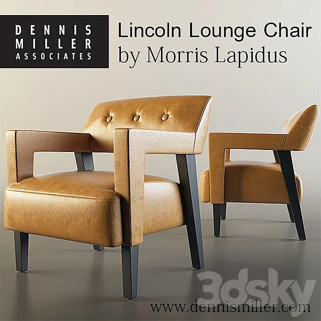 Lincoln Lounge Chair 3D Model