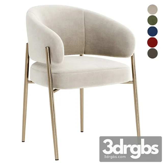 Linda Dinning Chair 2 3D Model Free