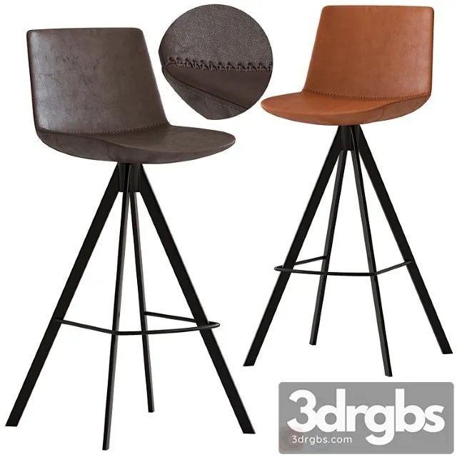 Linea furniture dallas barstool 2 3D Model Free