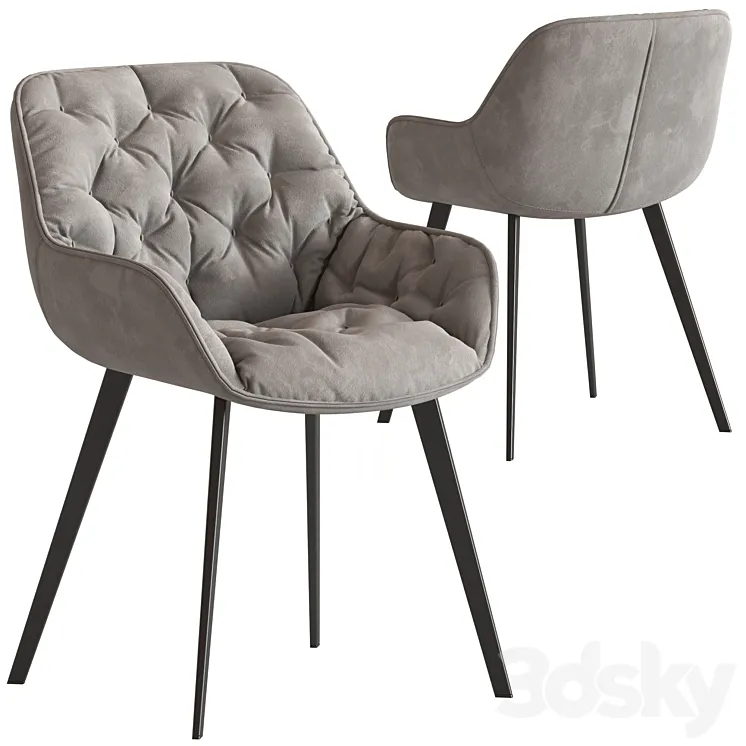 Linea Furniture Gustav Chair 3D Model Free