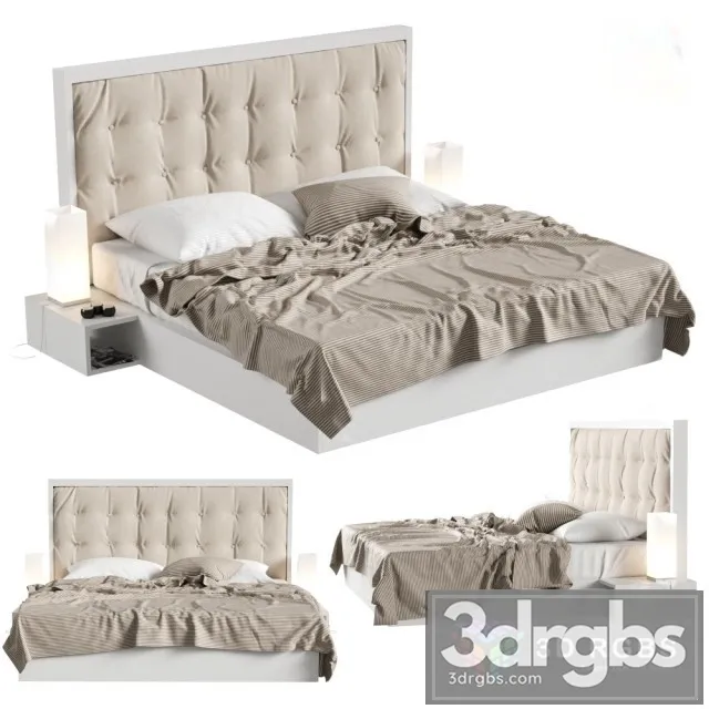 Linens Bed 3D Model Free