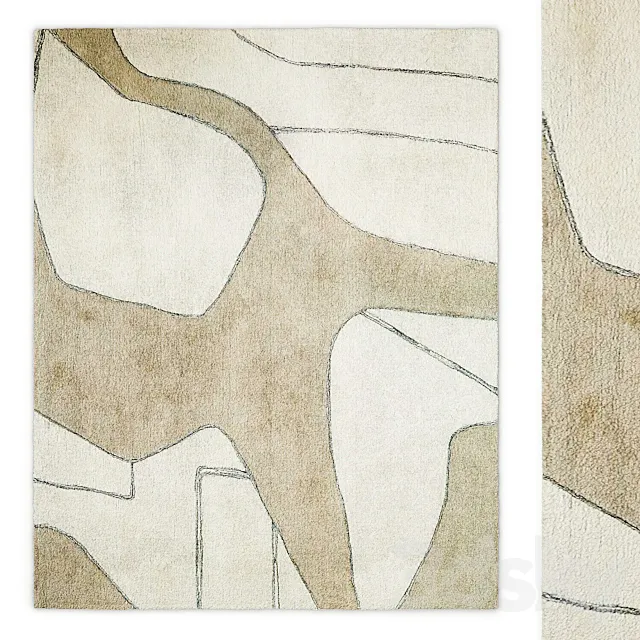 Lines II Fluide Rug by Toulemonde Bochart Free Download