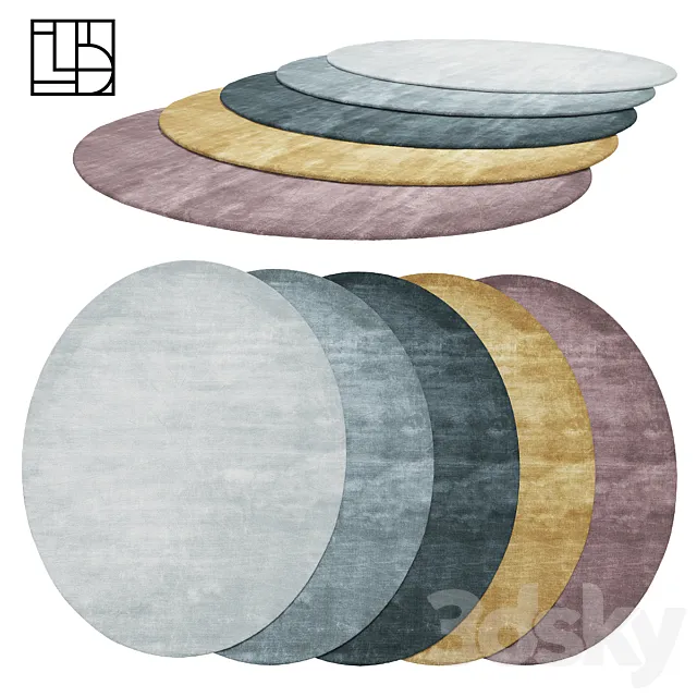Linie Design Mondo rugs 3D Model