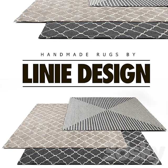 Linie Design Rug Set 12 3D Model