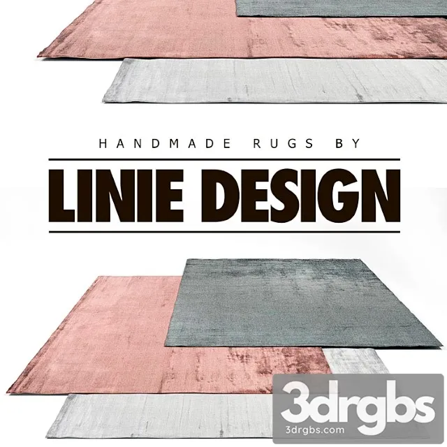 Linie Design Rug Set 4 3D Model Free