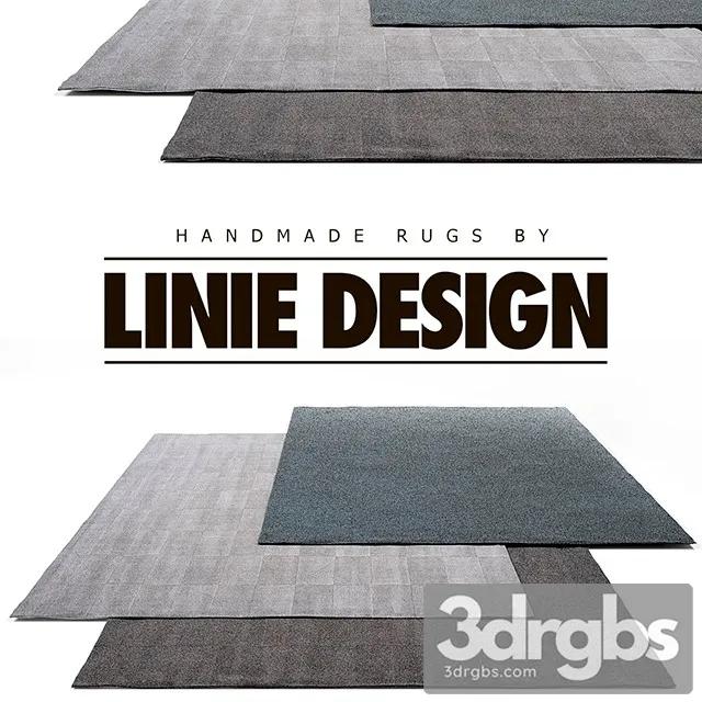 Linie Design Rug Set 8 3D Model Free