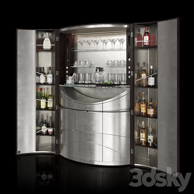 Linley London - Tectonic Bar 3D Model