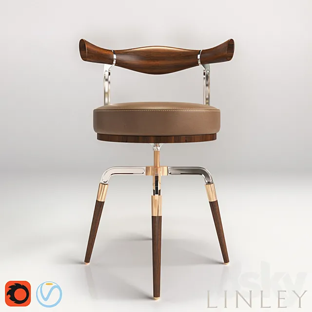 Linley Rifle chair 3D Model