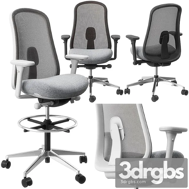 Lino chair and stool by herman miller 2 3D Model Free