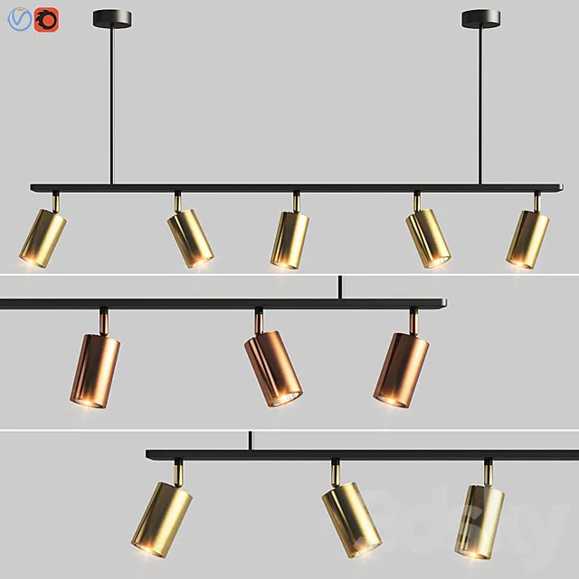 Lino Modern Deisng Pendant 3D Model