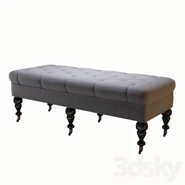 Linon Isabelle Bench 3D Model