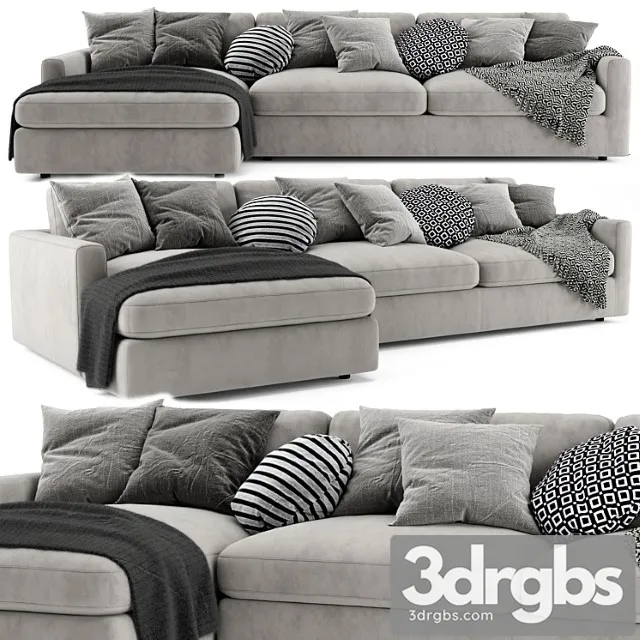 Linteloo fabio chaise longue sofa 2 3D Model Free