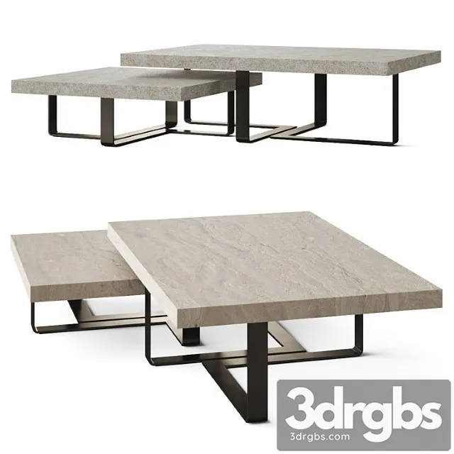 Linteloo Malibu Coffee Tables 3D Model Free
