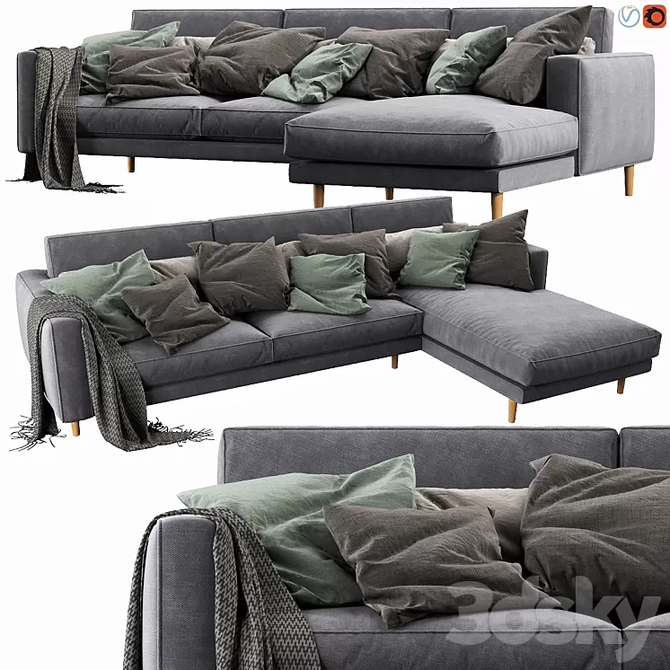 Linteloo Pleasure Chaise Lounge 3D Model