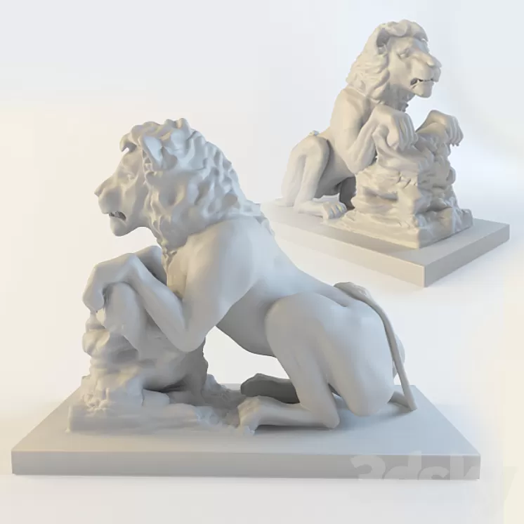 Lion 3D Model