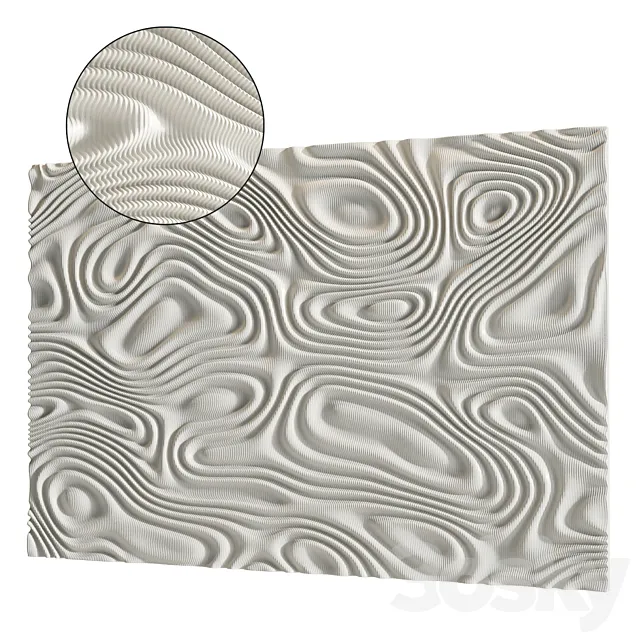 Liquid Wood 02 3D Model