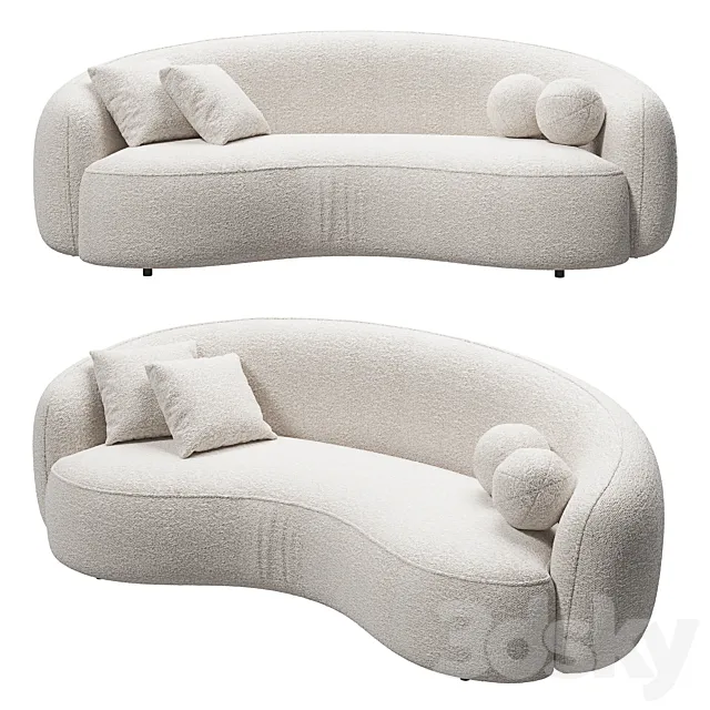 Lisbon sofa Kaza 3D Model