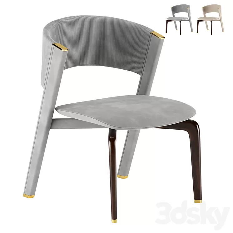Lisbona arm chair 3D Model Free
