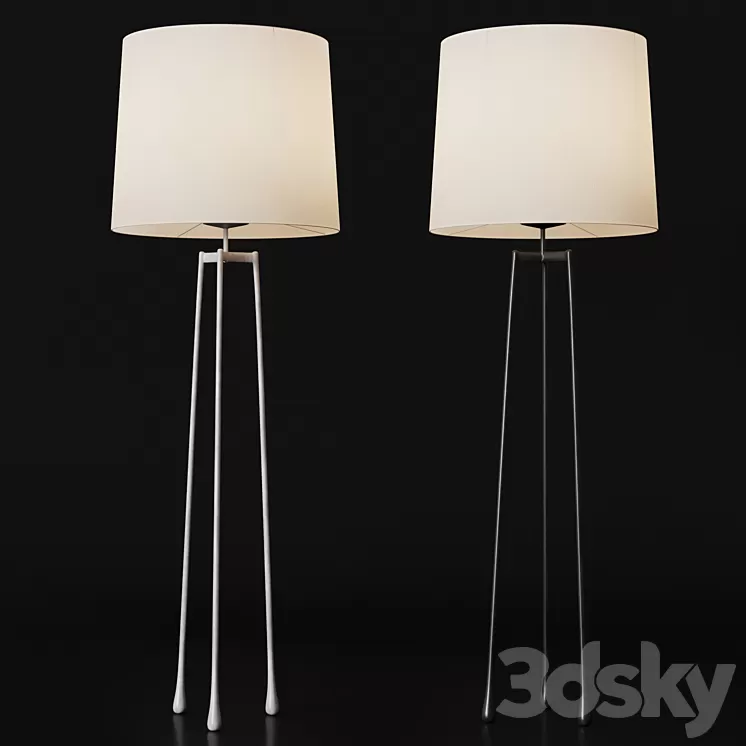 Liseron Floor Lamp By Christian Liaigre 3D Model