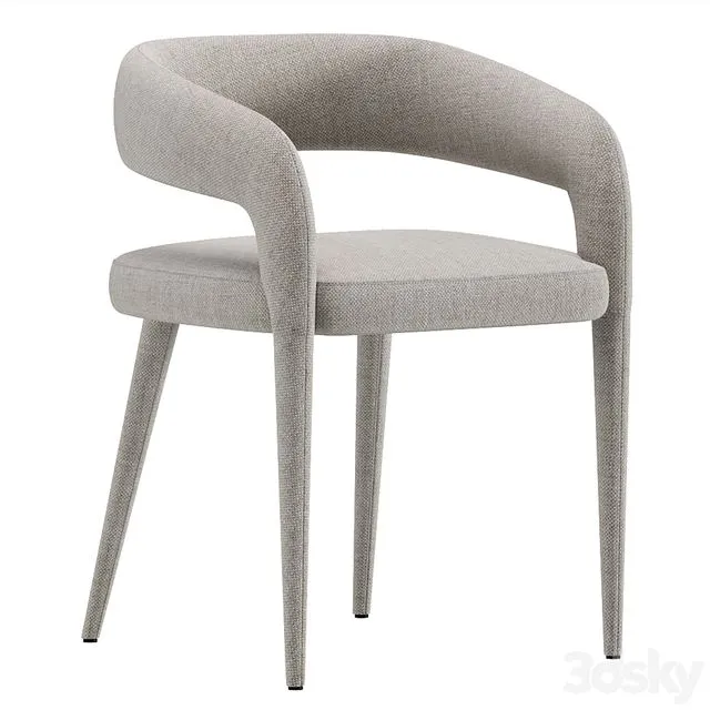 LISETTE DINING ARMCHAIR CB2 3D Model