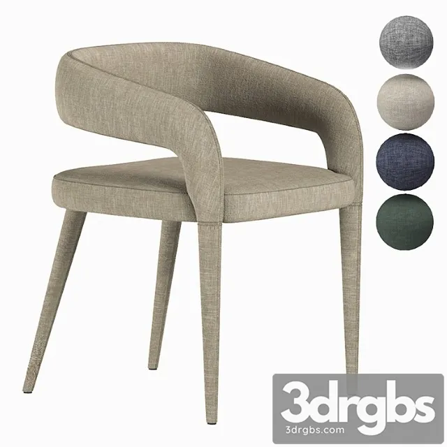 Lisette gray dining chair cb2