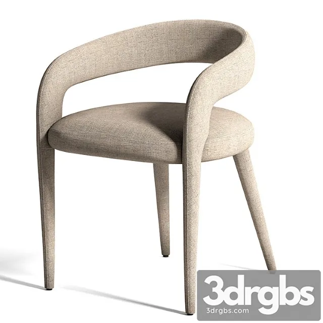 Lisette gray dining chair
