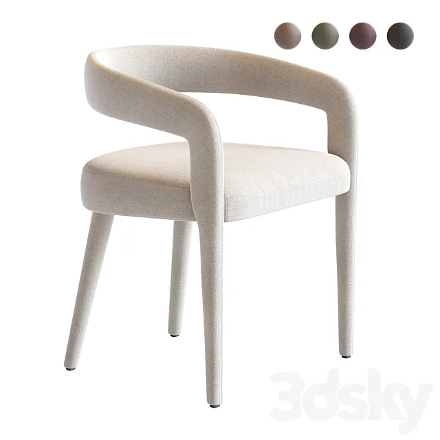 LISETTE WHITE DINING CHAIR Free Download