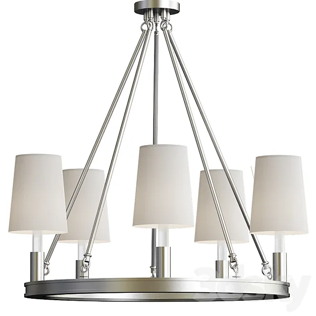 Lismore Chandelier By Feiss 3D Model