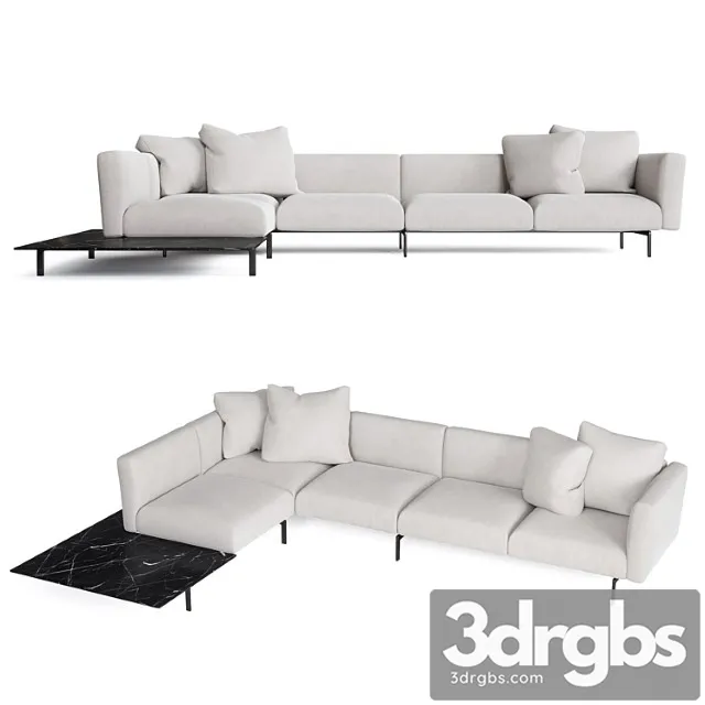 Lissoni avio sofa system by knoll international