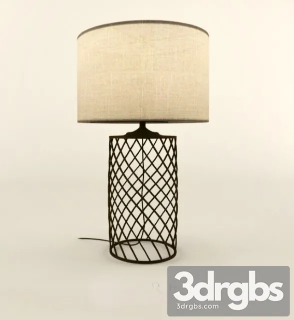 Lite Source Muller Table Lamp 3D Model Free