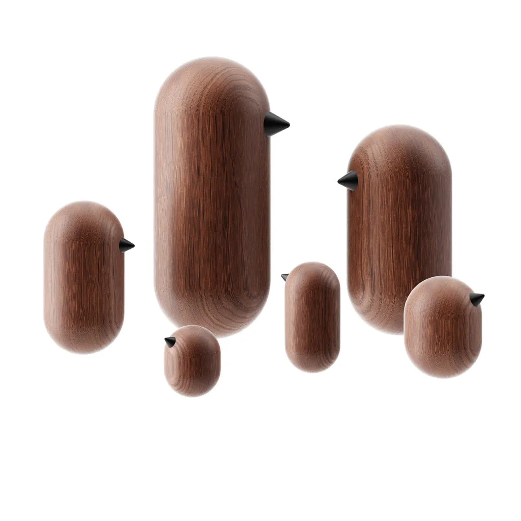Little Bird Wood Figures by Normann Copenhagen