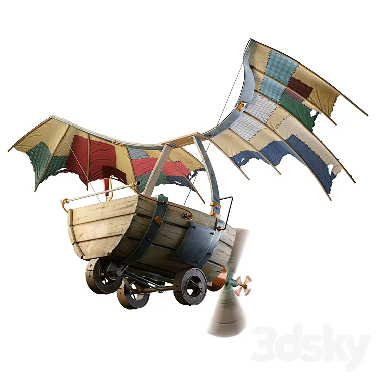 little flying boat 3D Model Free