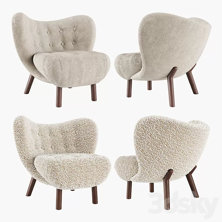 Little petra chair 3D Model