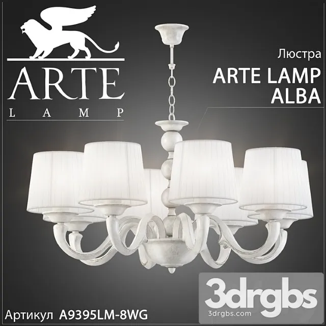 Liustra Arte Lamp Alba A9395lm 8wg 3D Model Free