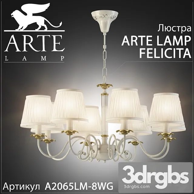 Liustra Arte Lamp Felicita A2065lm 8wg 3D Model Free