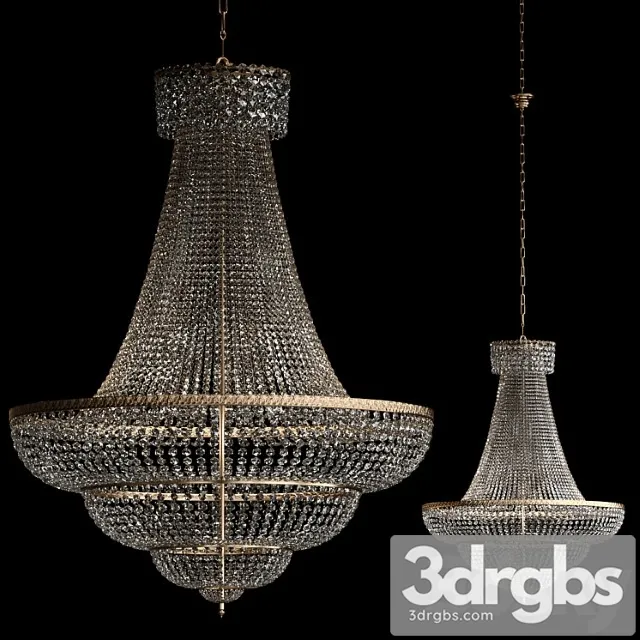 Liustra Crystal Chandelier 3D Model Free