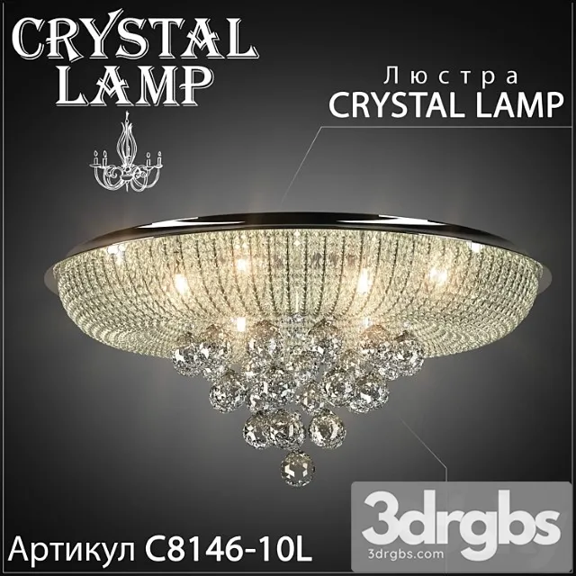Liustra Crystal Lamp C8146 10l 3D Model Free