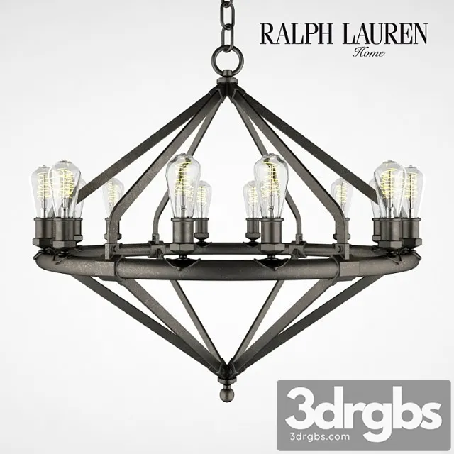 Liustra Ralph Lauren Archer Large Chandelier 3D Model Free