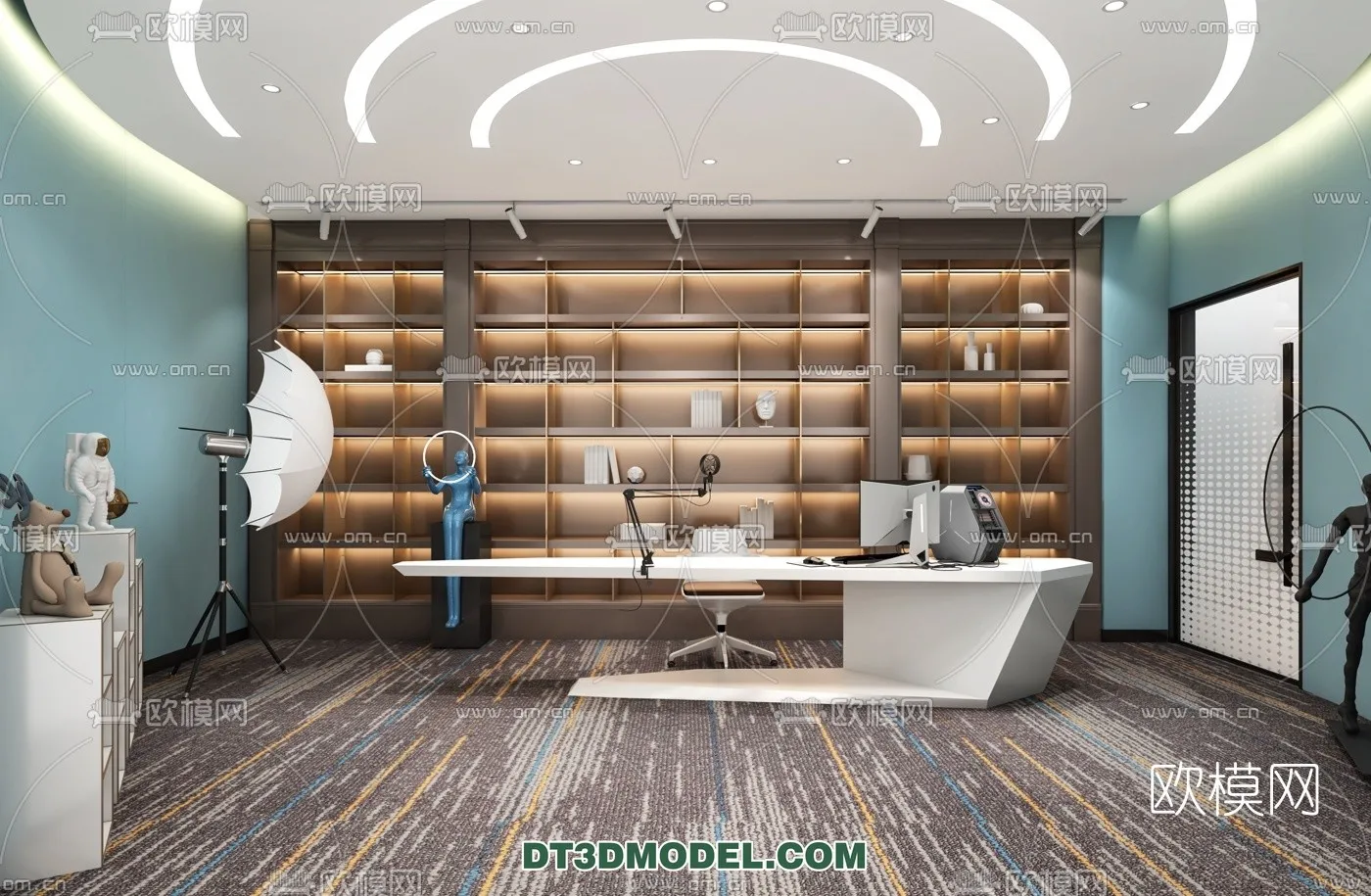 Live Stream Decoration 3D Model - 007