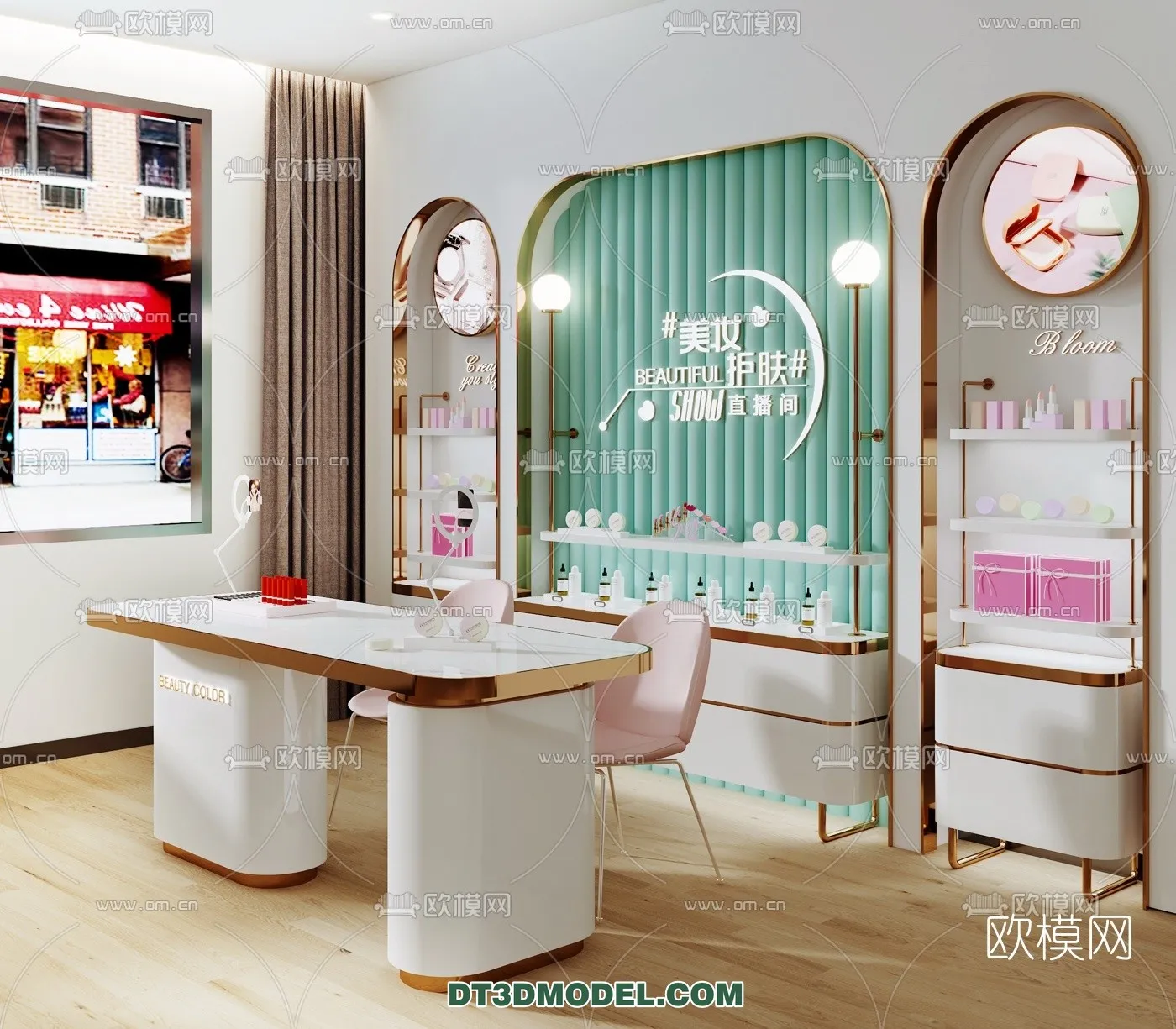 Live Stream Decoration 3D Model - 008