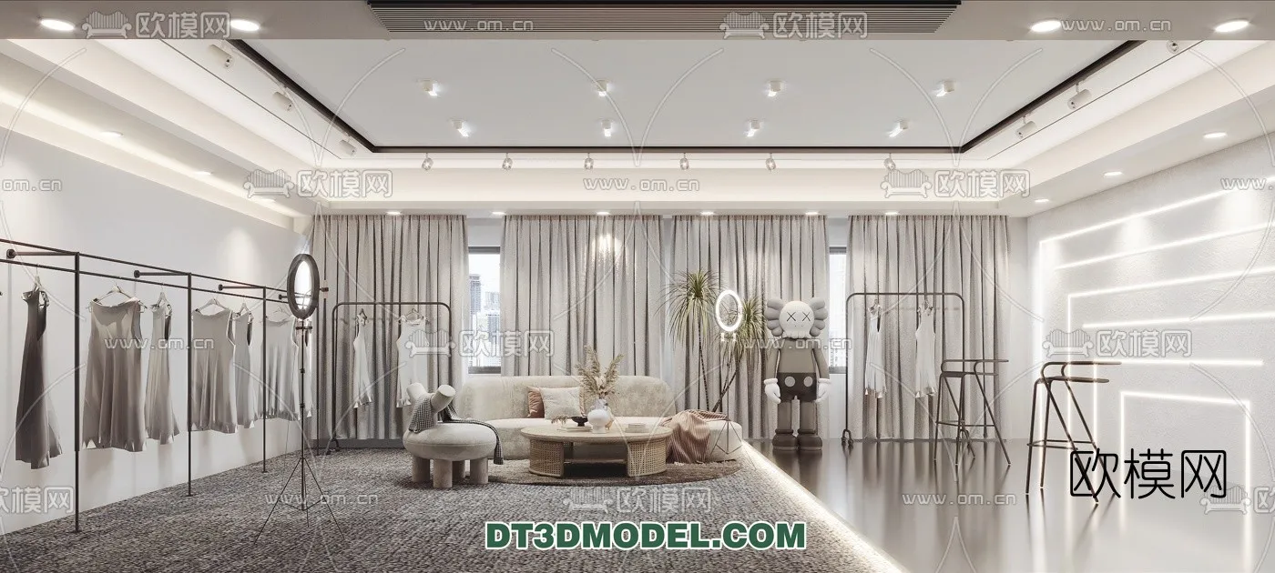 Live Stream Decoration 3D Model - 010