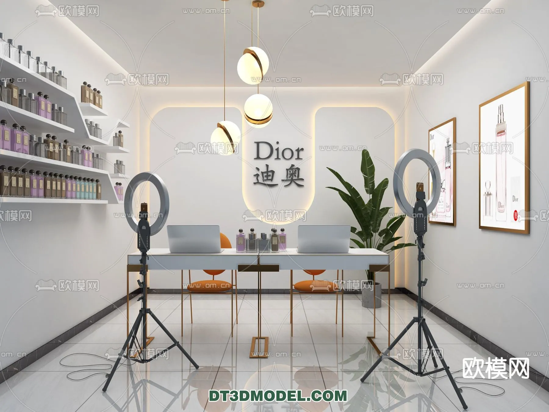 Live Stream Decoration 3D Model - 019