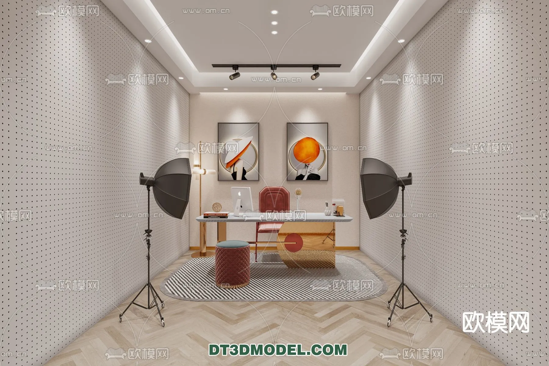 Live Stream Decoration 3D Model - 020